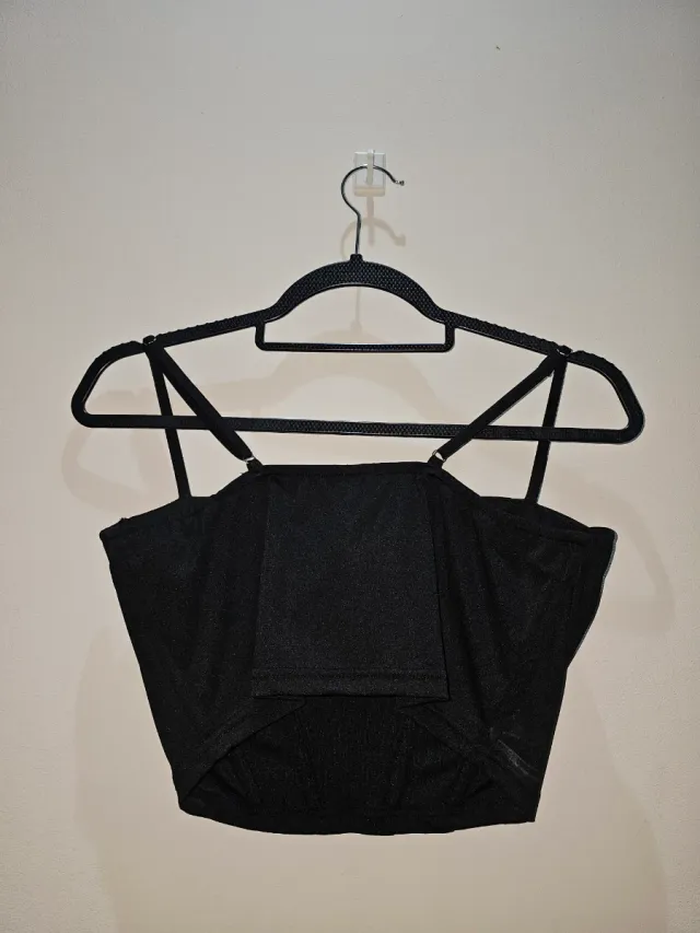 Top Corsé Negro Shein Talla L