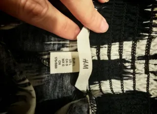 Falda H&M Talla L Estampado Étnico