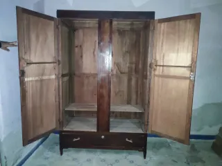 Armario Ropero Madera Antiguo Vintage Alta Calidad