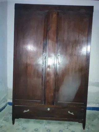 Armario Ropero Madera Antiguo Vintage Alta Calidad