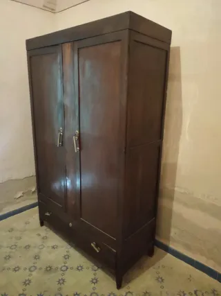 Armario Ropero Madera Antiguo Vintage Alta Calidad