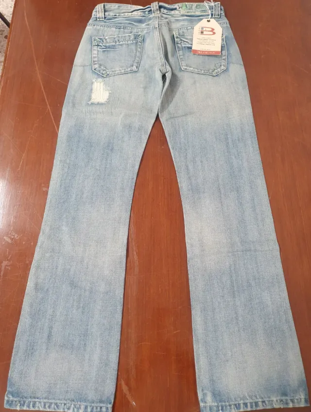 Jeans Blomm azzurri strappati taglia 42