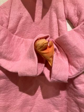 Angelo decorativo rosa con stelle