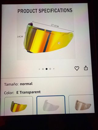 Visor Casco SOMAN Nuevo