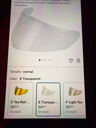 Visor Casco SOMAN Nuevo