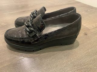 Zapatos de piel negros invierno