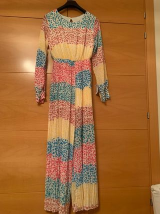 Mono largo estampado multicolor