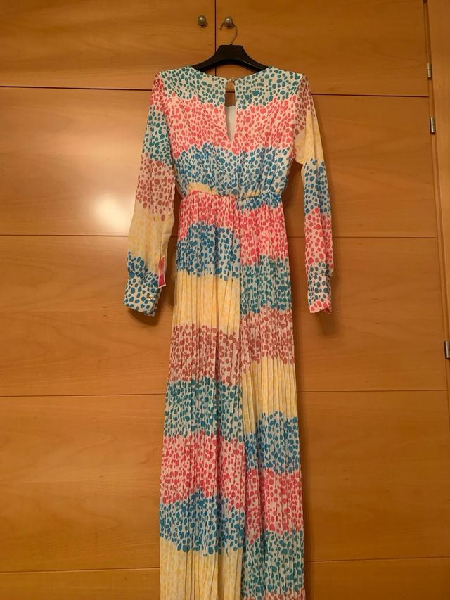 Mono largo estampado multicolor