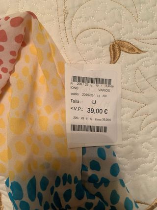 Mono largo estampado multicolor