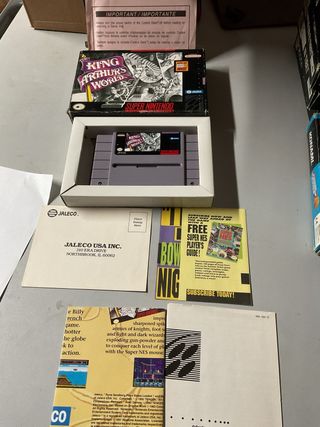 King Arthur's World Super Nintendo SNES Jaleco