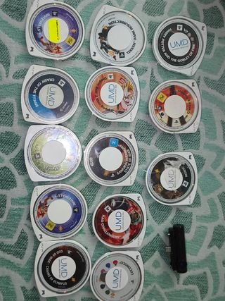 Lote Juegos PSP UMD + Cámara