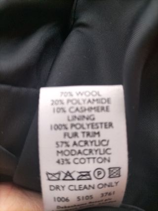 Chaquetón gris doble botonadura