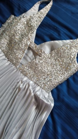 Abito donna paillettes oro/argento