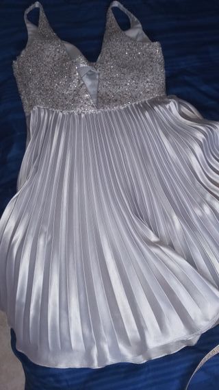 Abito donna paillettes oro/argento