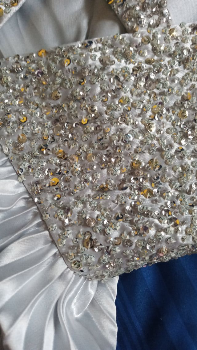 Abito donna paillettes oro/argento