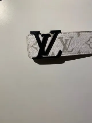 Cintura Louis Vuitton Beige/Bianco