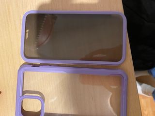Funda iPhone 11 Morada Transparente