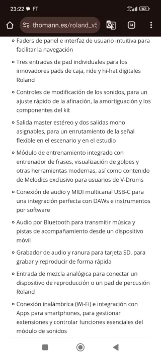 Roland V-Drums V51 Módulo ofertas black friday