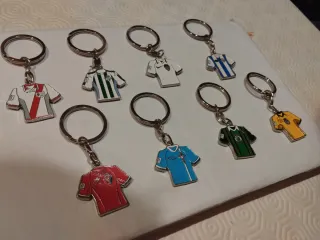 Portachiavi con design delle maglie di calcio della Liga (x7)