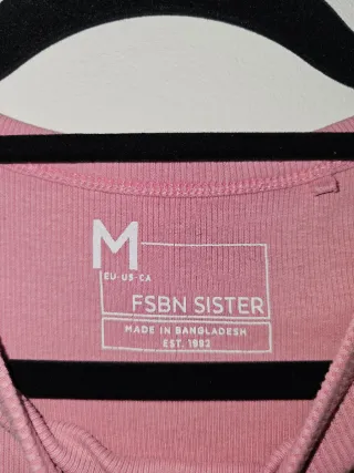 Camiseta sin mangas H&M Talla M Rosa