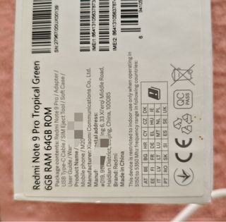 Xiaomi Redmi Note 9 Pro Verde