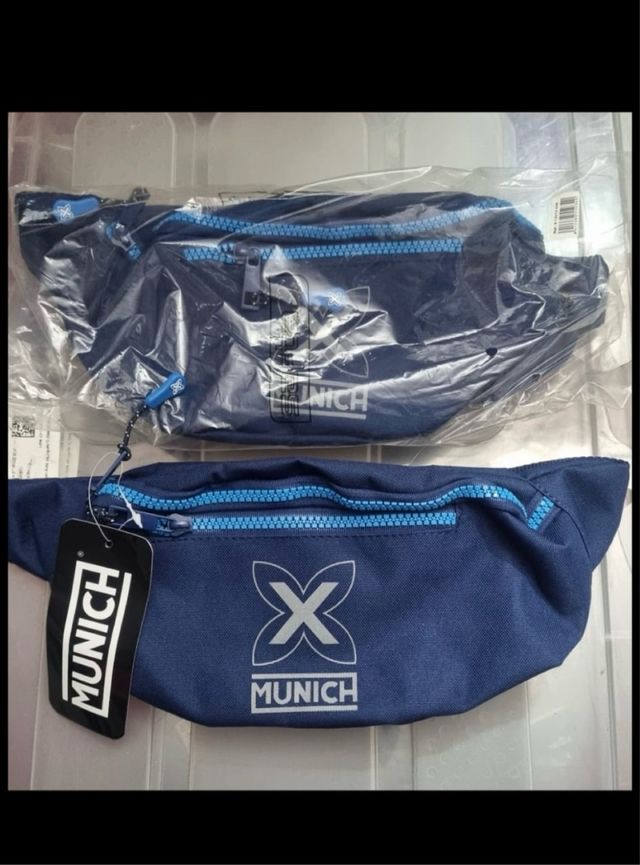 Riñonera Munich azul hombre