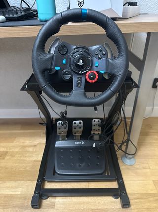 Volante Logitech G29 con Pedales PS4 + soporte