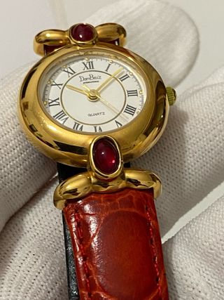 Orologio Dom Baiz Quarzo Solo Tempo Oro Rosso