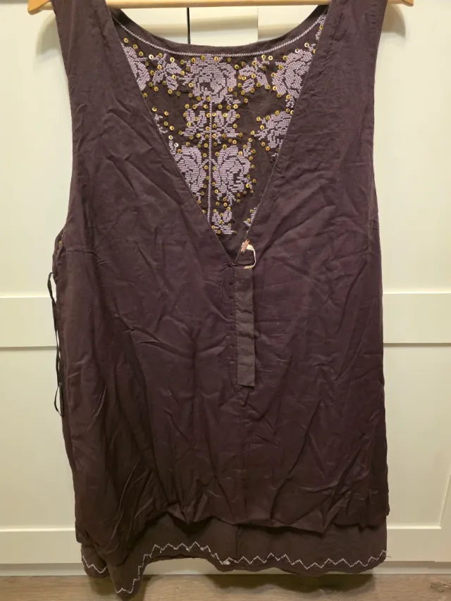 Vestido Free People Samson Mini Bordado