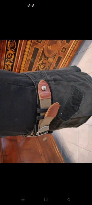 Minigonna con cintura ad ali