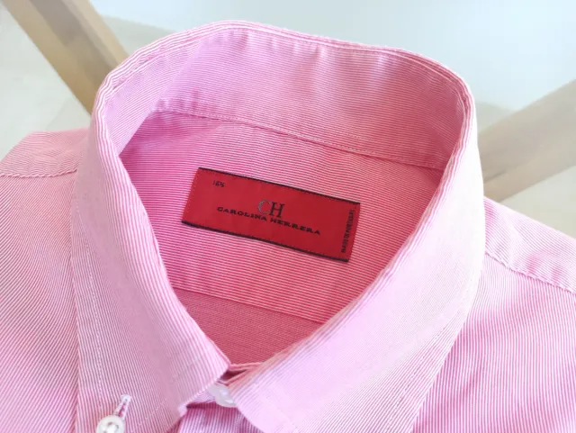 Camisa Hombre Carolina Herrera Talla 16,5 L