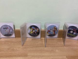 4 Juegos PS3: FIFA 11, WWE 2009, GTA V, PES 2011