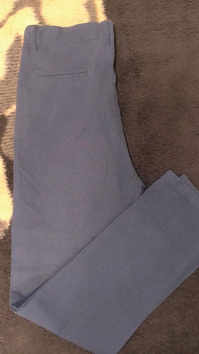 Pantalón niño vestir gris oscuro