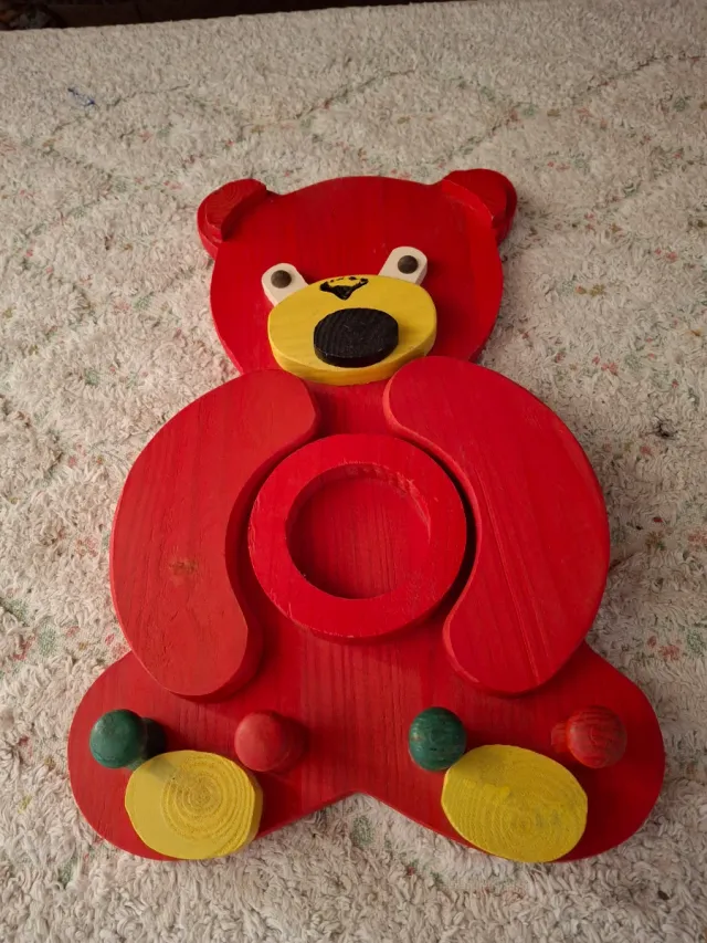 Appendiabiti Orsetto Rosso