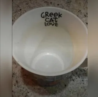 Tazza con gatti Greek Cats