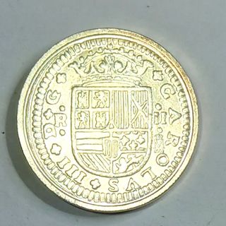 Réplica Moneda Archiduque Carlos Baño plata