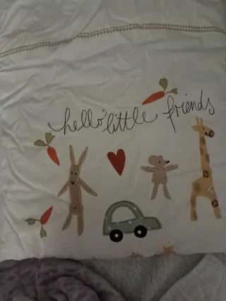 Funda nórdica y edredón cuna IKEA