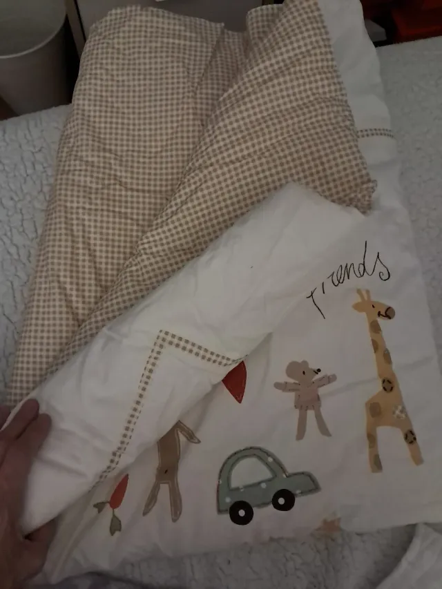 Funda nórdica y edredón cuna IKEA