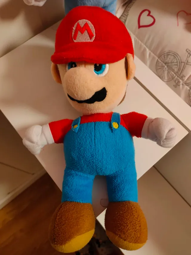 Peluches Mario Bros y Luigi