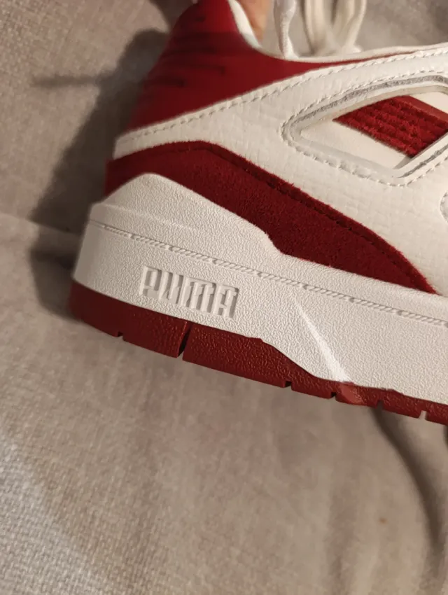 Zapatillas Puma Slipstream Blancas y Rojas