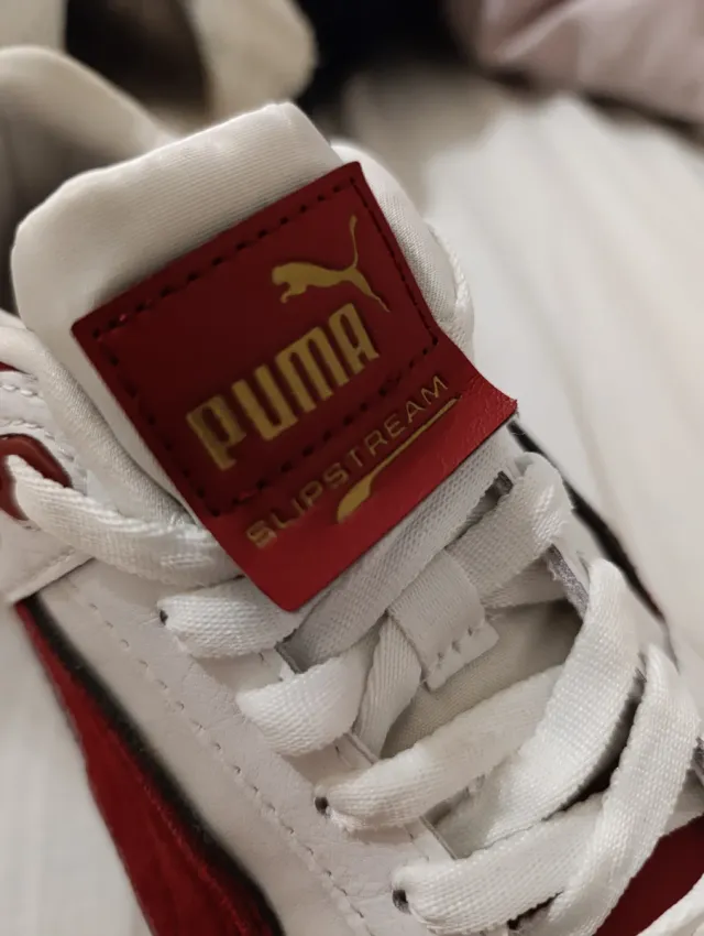 Zapatillas Puma Slipstream Blancas y Rojas