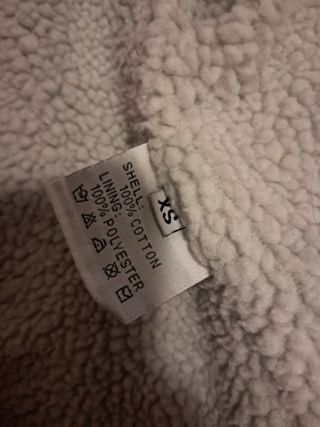 Giubbino jeans peloso