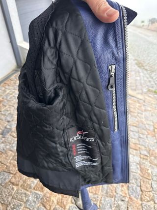 Casaco Alpinestars Azul e Branco