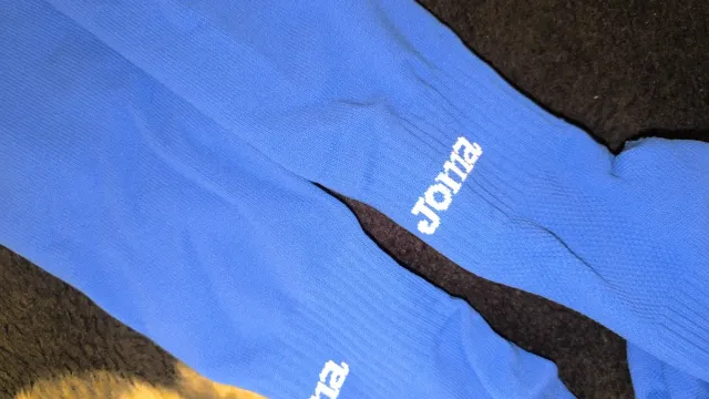 Calcetines Joma niño fútbol azul , talla 30-35 pie