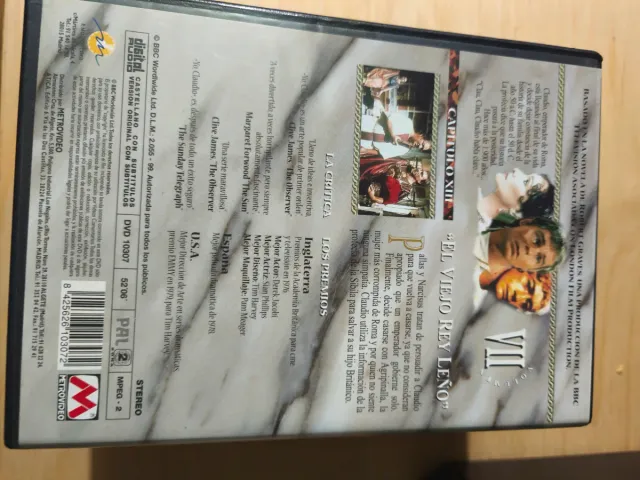 DVD Yo Claudio Vol. I (Drama Histórico)