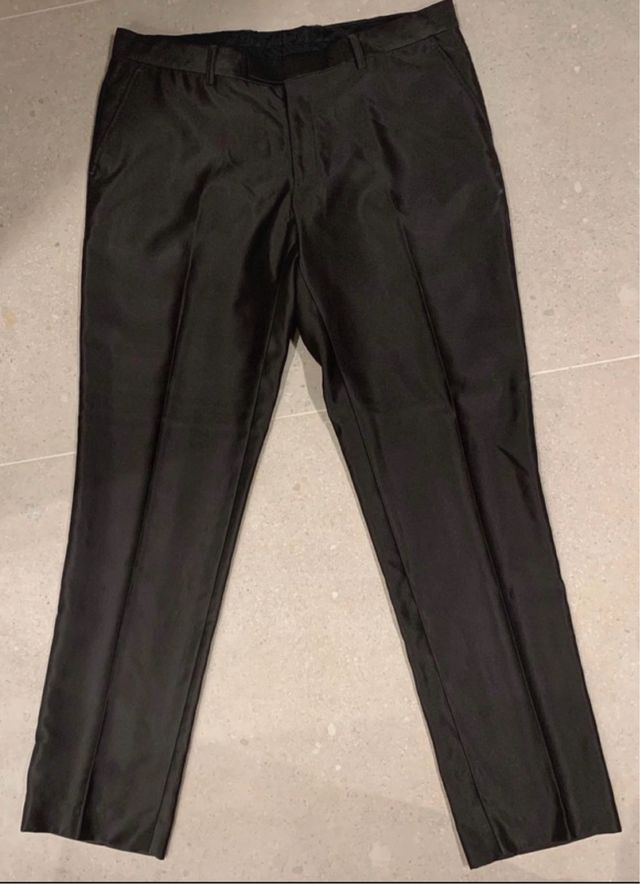 Pantalón de traje marron