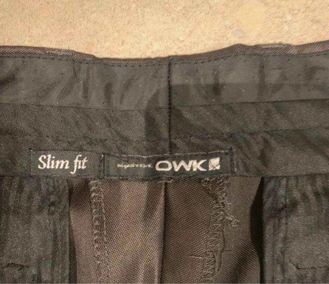 Pantalón de traje marron