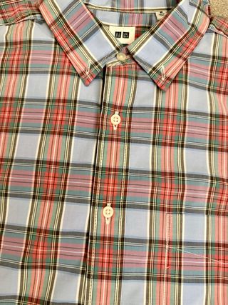 Camisa cuadros UNIQLO Talla M