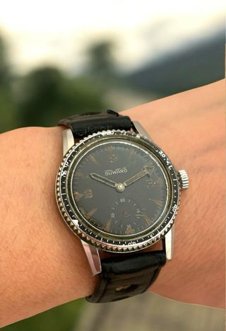 Reloj vintage Duward Submarino Radio 1950