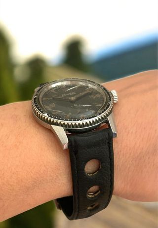Reloj vintage Duward Submarino Radio 1950